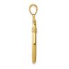 14k 3-D Fishing Hook Pendant